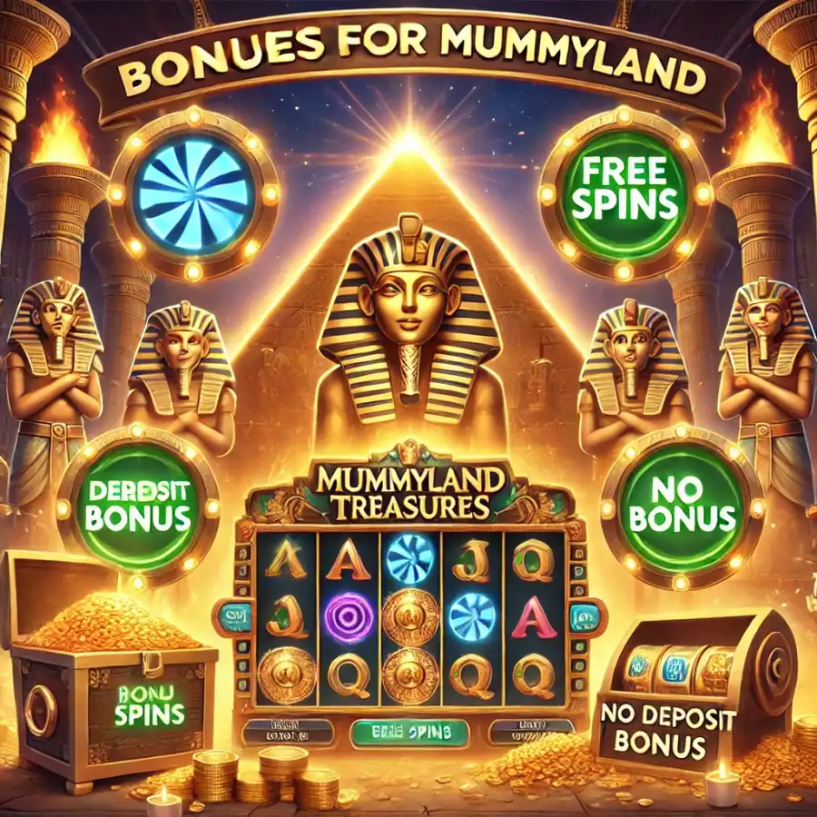 Бонусы для Mummyland Treasures