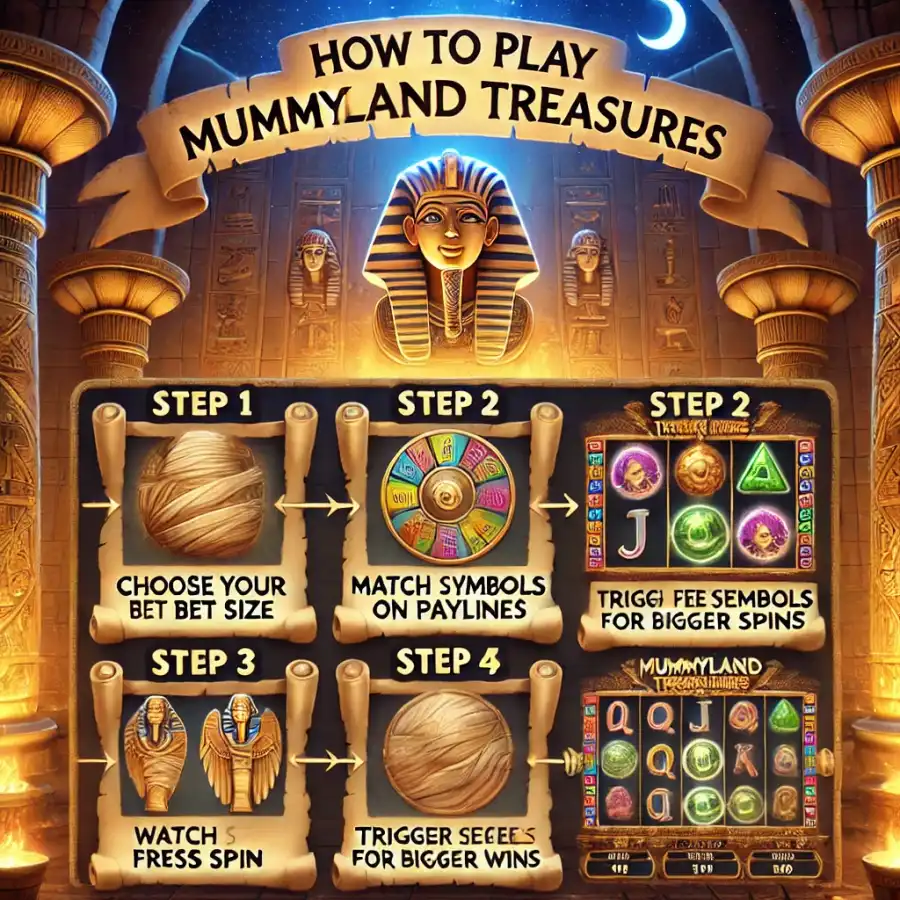 Как играть в Mummyland Treasures